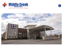 Tablet Screenshot of middlecreekmedicalcenter.com